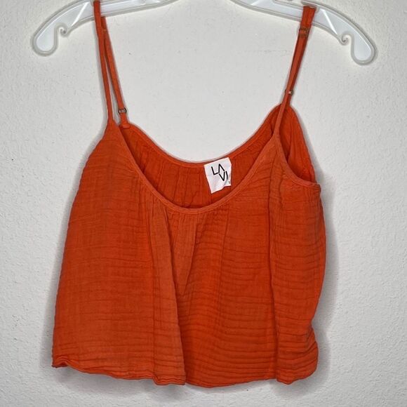 LA VI Crop Top Orange - Picture 5 of 9
